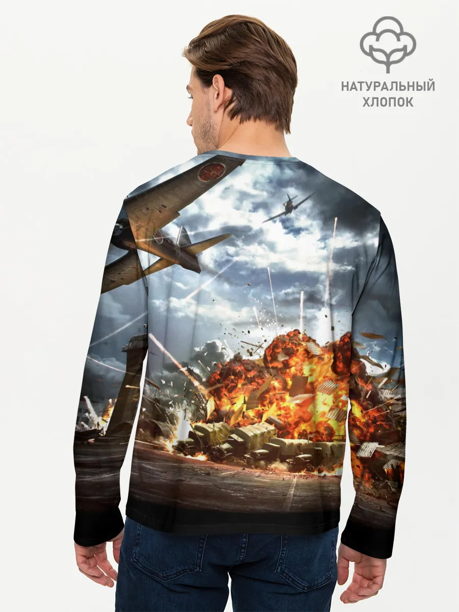 Мужской лонгслив базовый / Sabaton