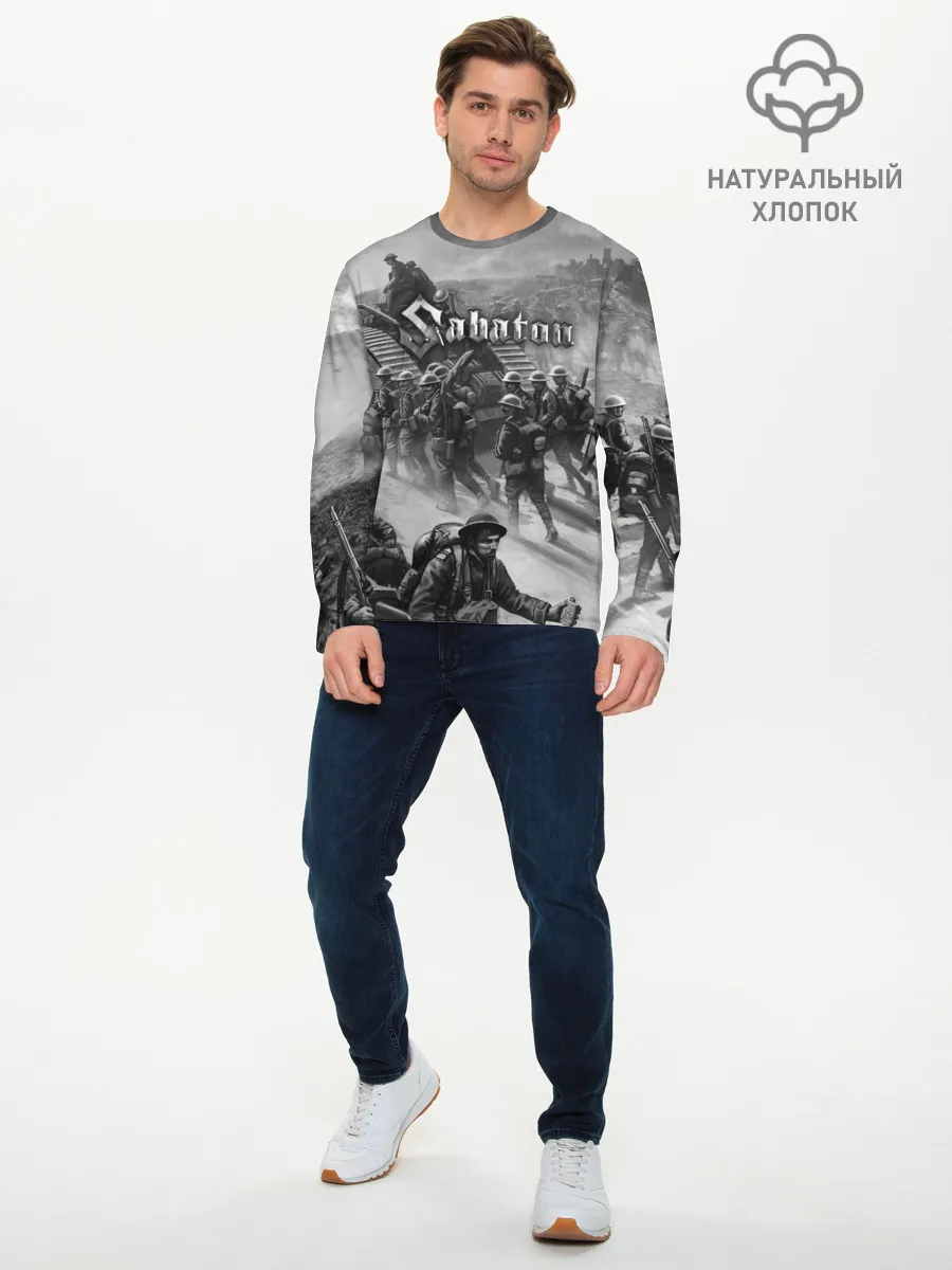 Мужской лонгслив базовый / Sabaton