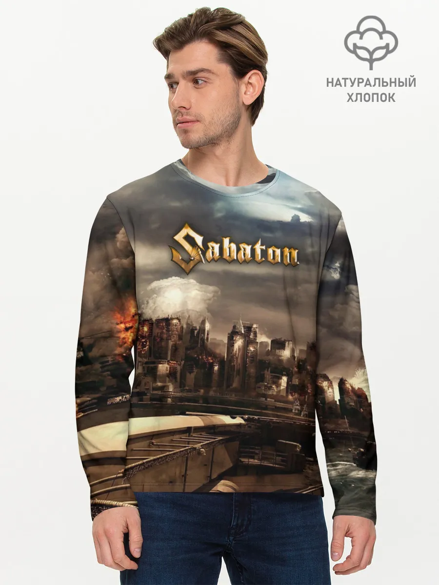 Мужской лонгслив базовый / Sabaton