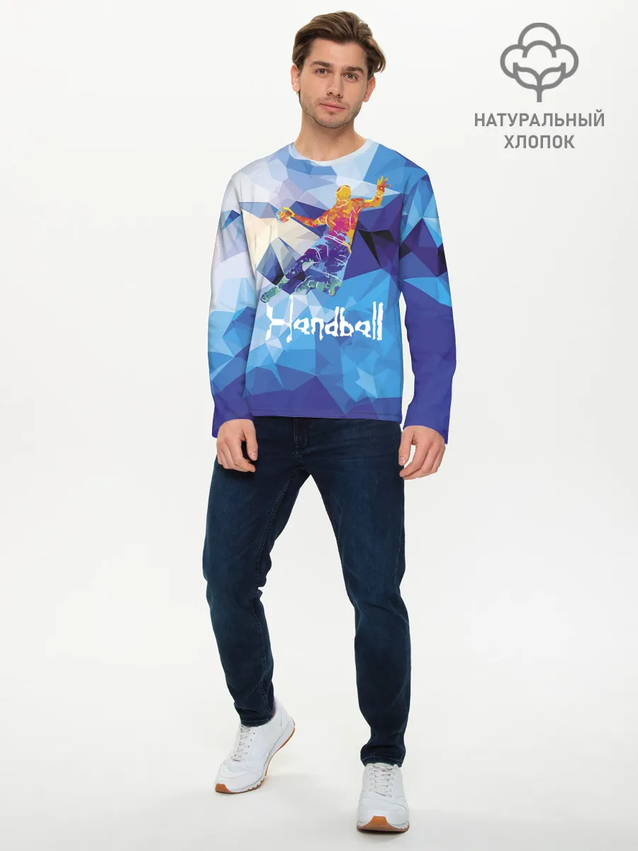 Мужской лонгслив базовый / Handball