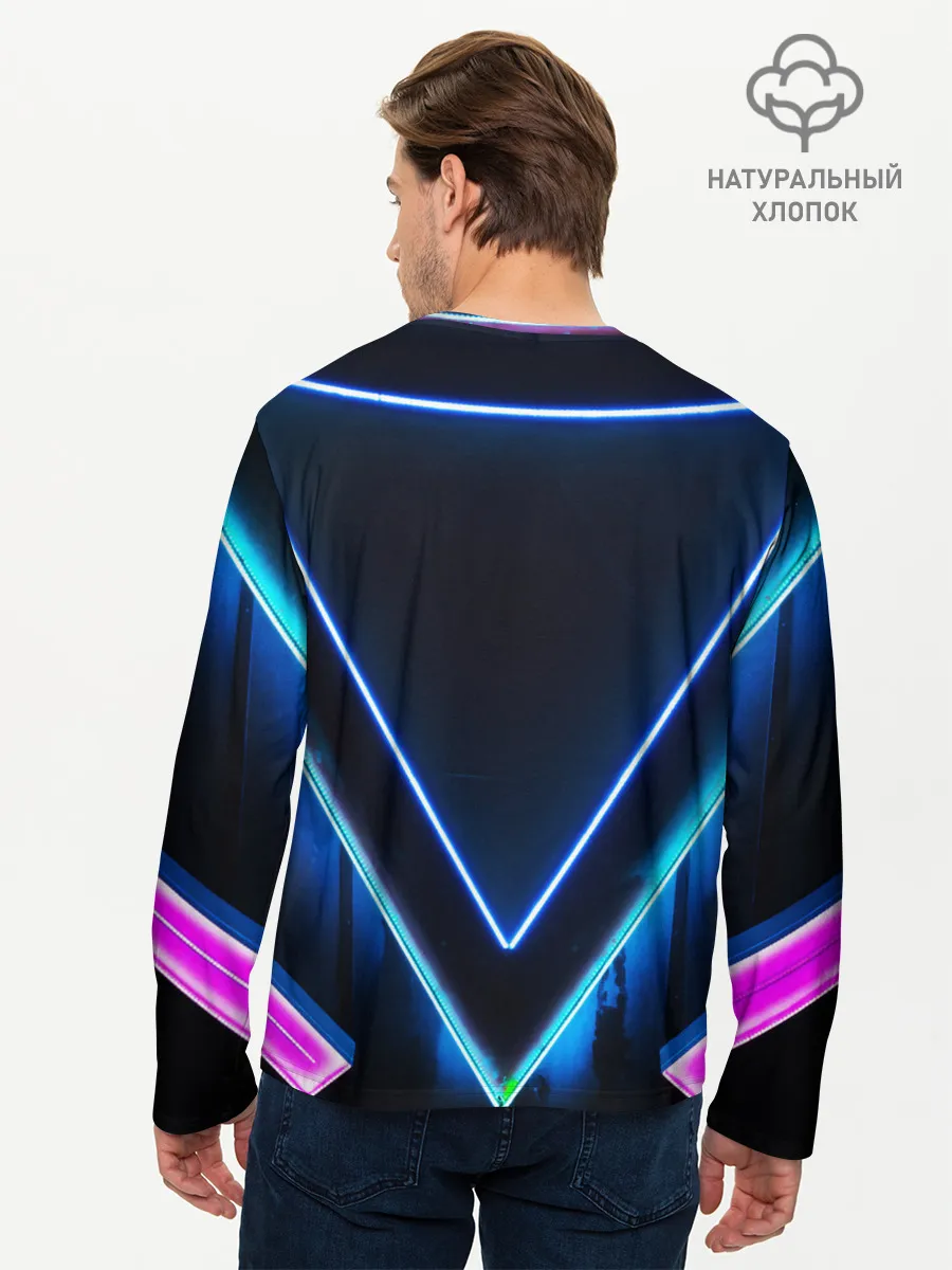 Мужской лонгслив базовый / DISQUARED NEON