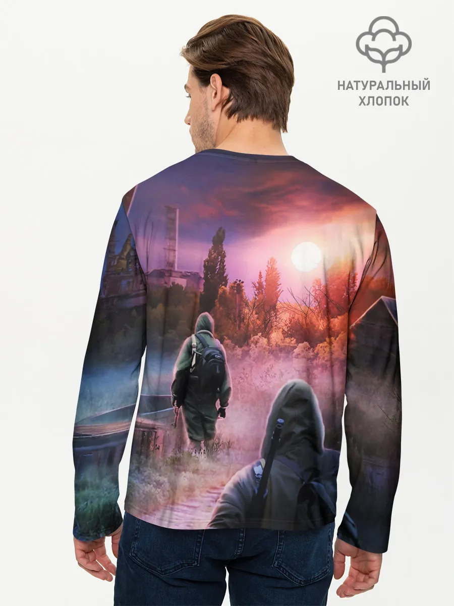 Мужской лонгслив базовый / STALKER