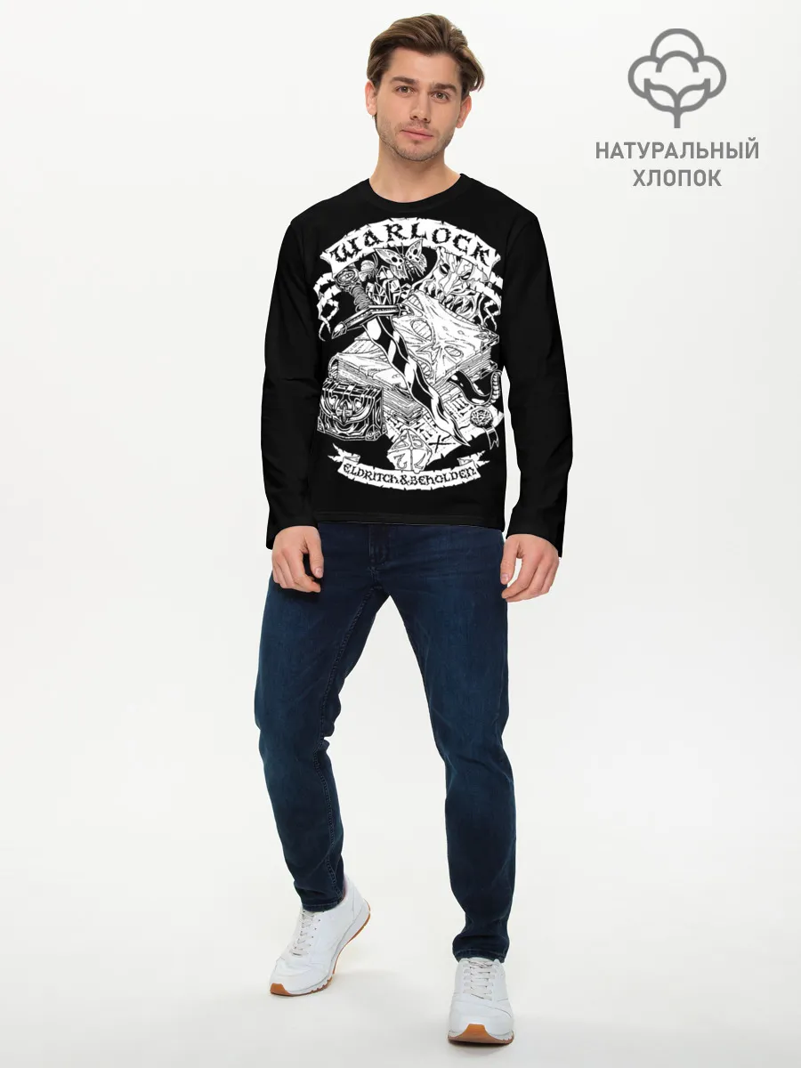 Мужской лонгслив базовый / Warlock