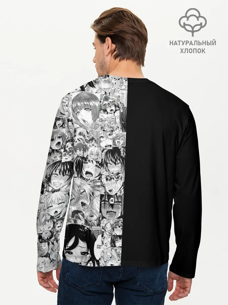 Мужской лонгслив базовый / Японская анимация