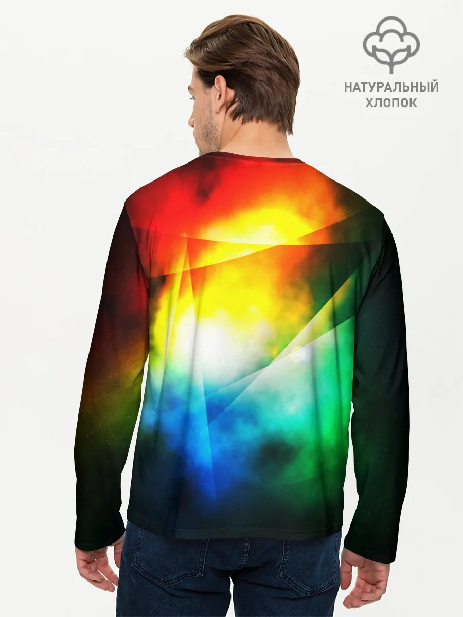 Мужской лонгслив базовый / КРАСКИ КОСМОСА