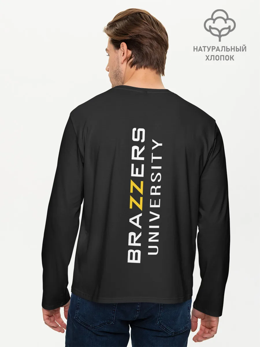 Мужской лонгслив базовый / Вrazzers university