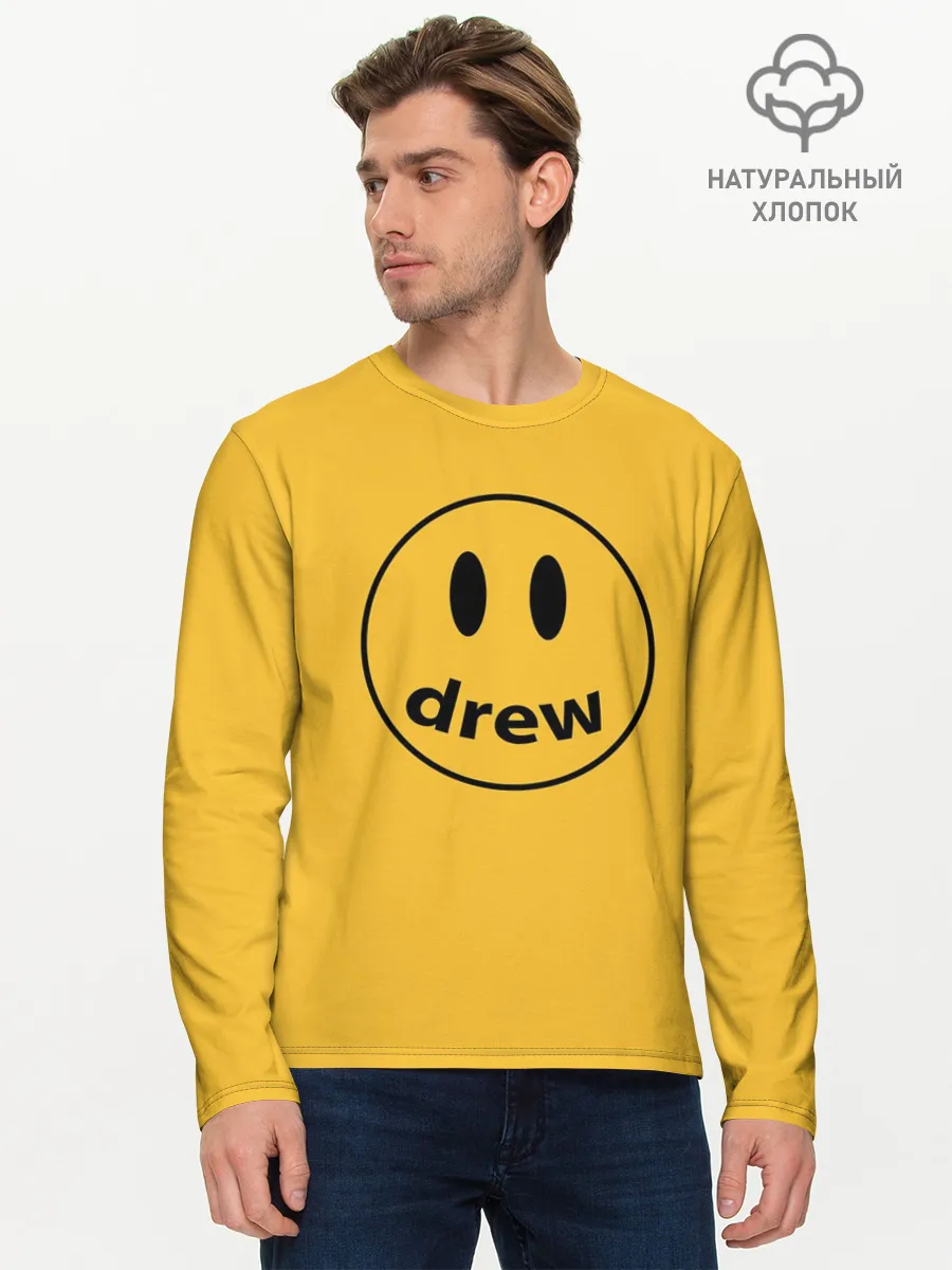 Мужской лонгслив базовый / Джастин Бибер