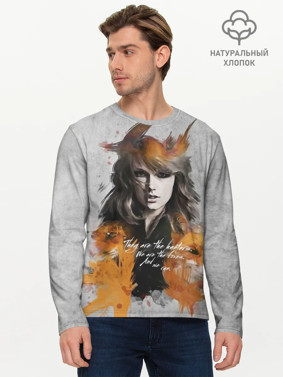 Мужской лонгслив базовый / Taylor and fox