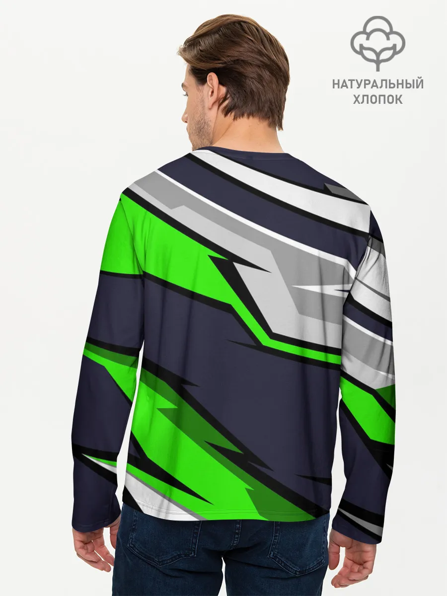 Мужской лонгслив базовый / Need for Speed