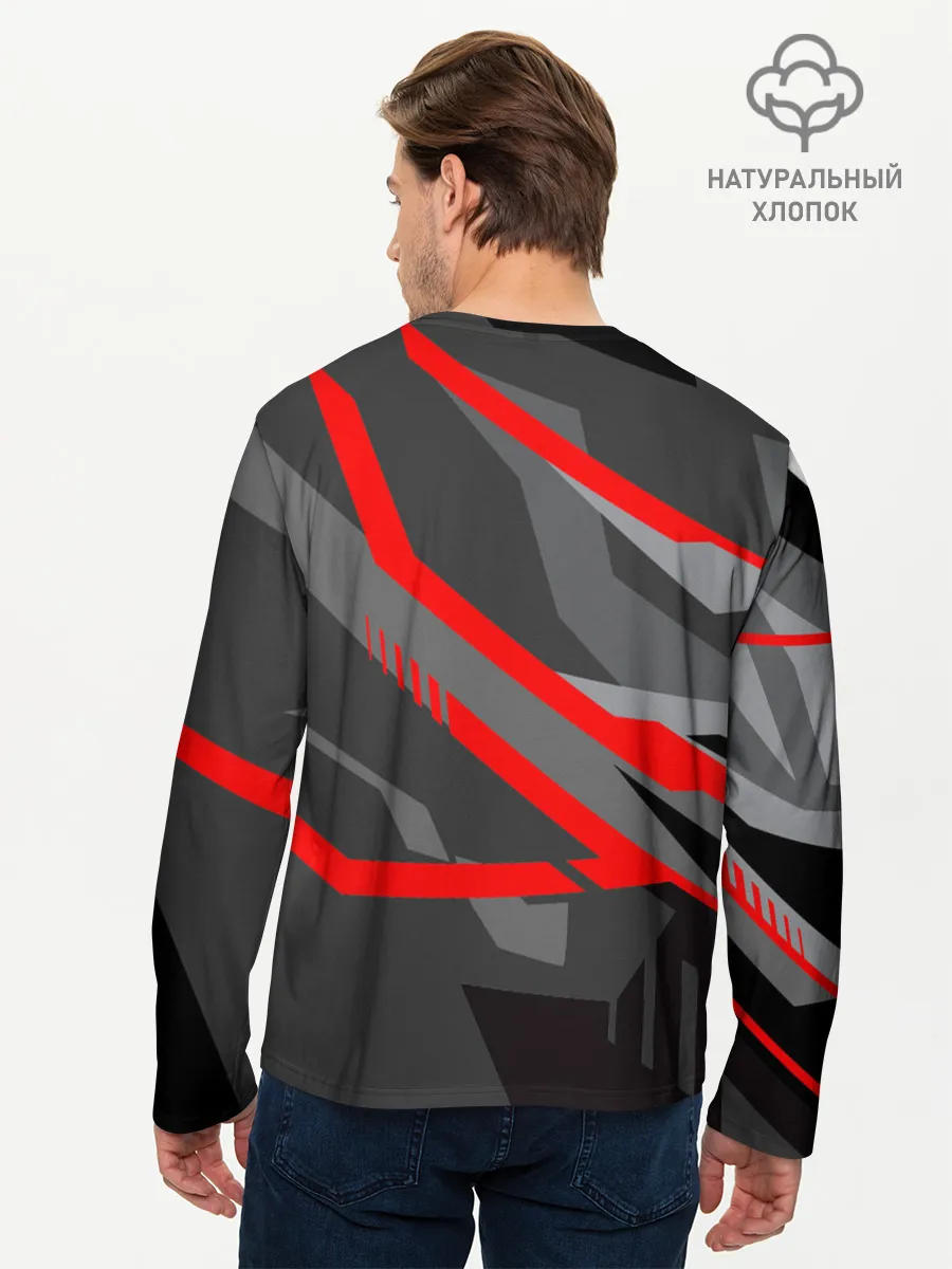 Мужской лонгслив базовый / Need for Speed