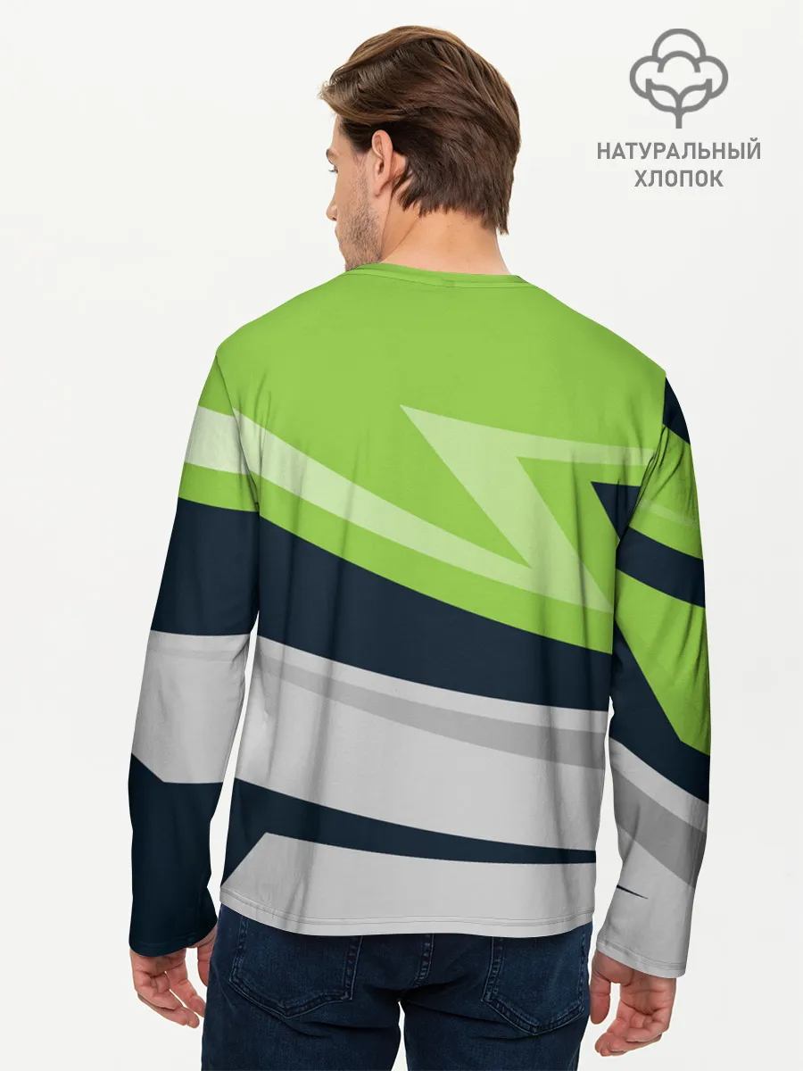 Мужской лонгслив базовый / Need for Speed