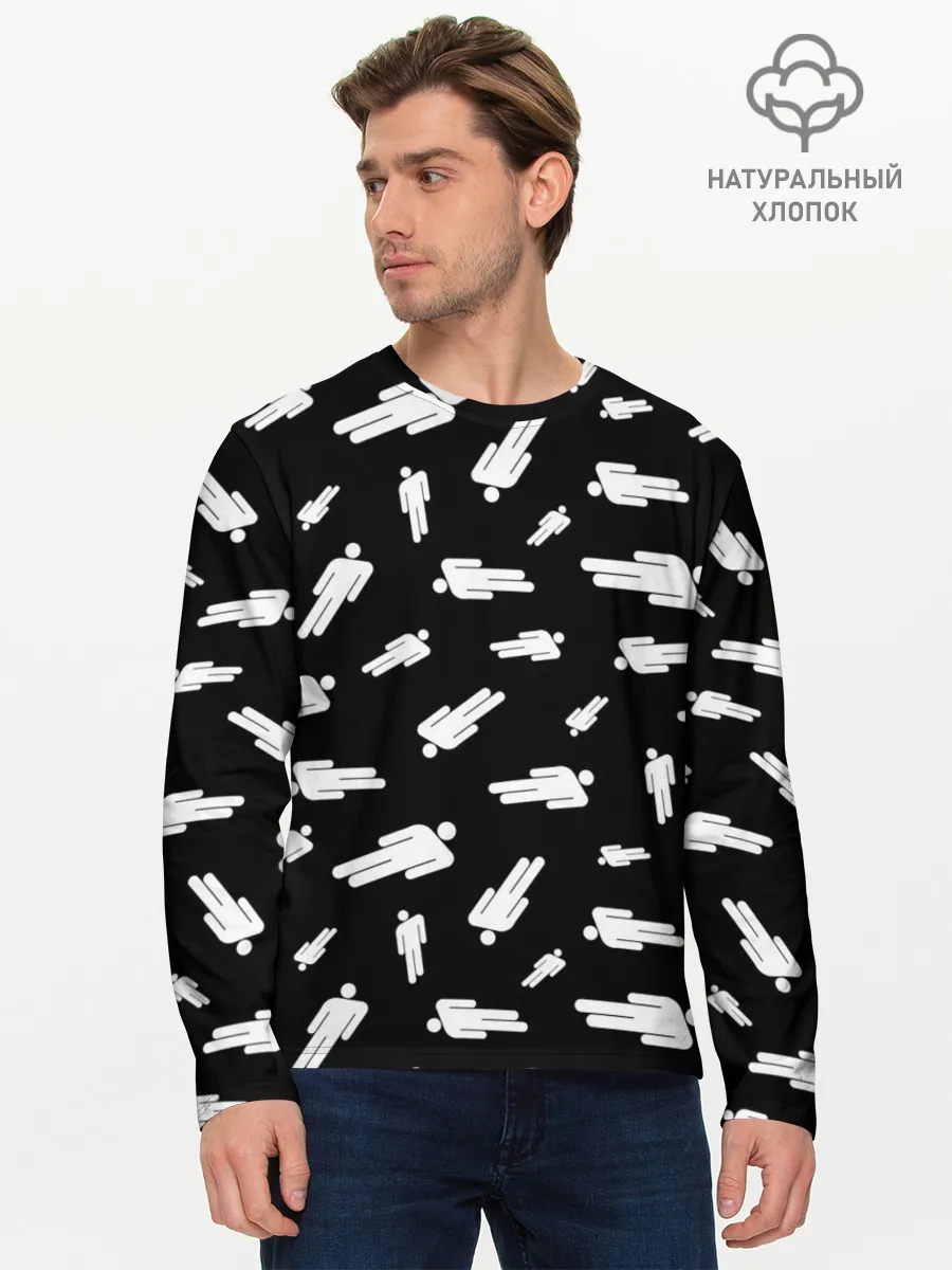 Мужской лонгслив базовый / BILLIE EILISH - Blohsh