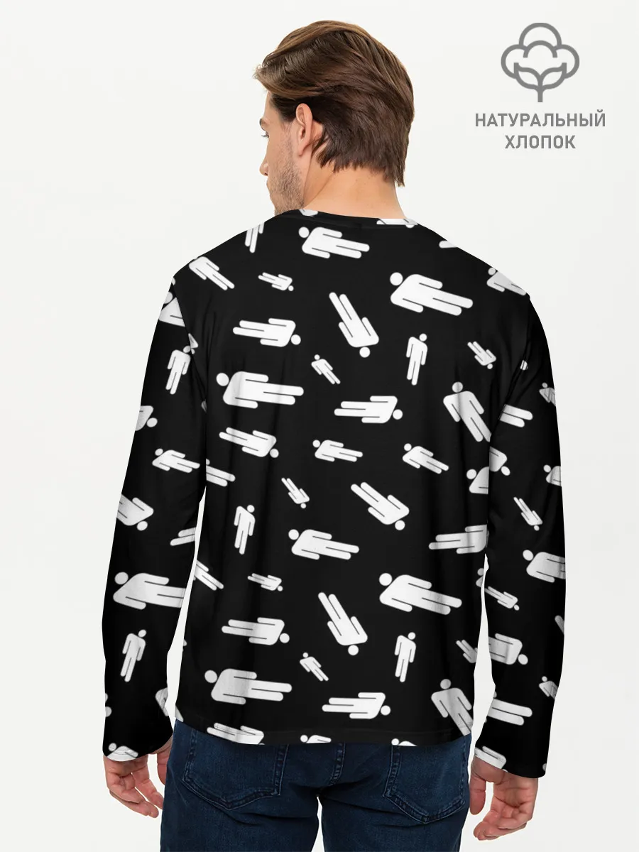 Мужской лонгслив базовый / BILLIE EILISH - Blohsh