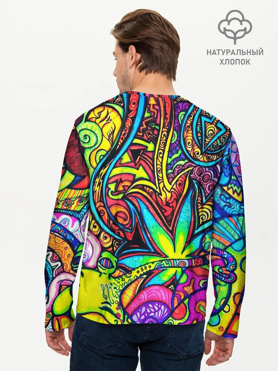 Мужской лонгслив базовый / ABSTRACTION PSY