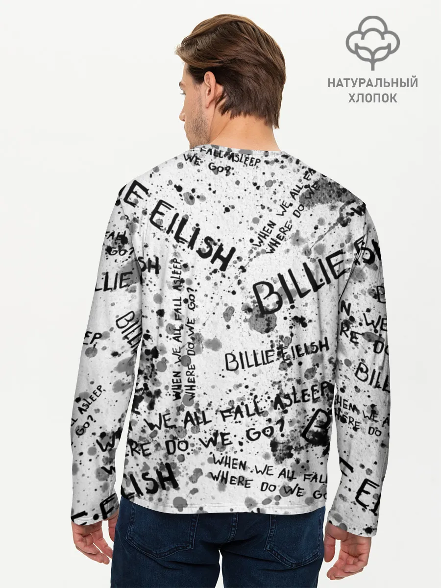 Мужской лонгслив базовый / BILLIE EILISH - Where Do We Go