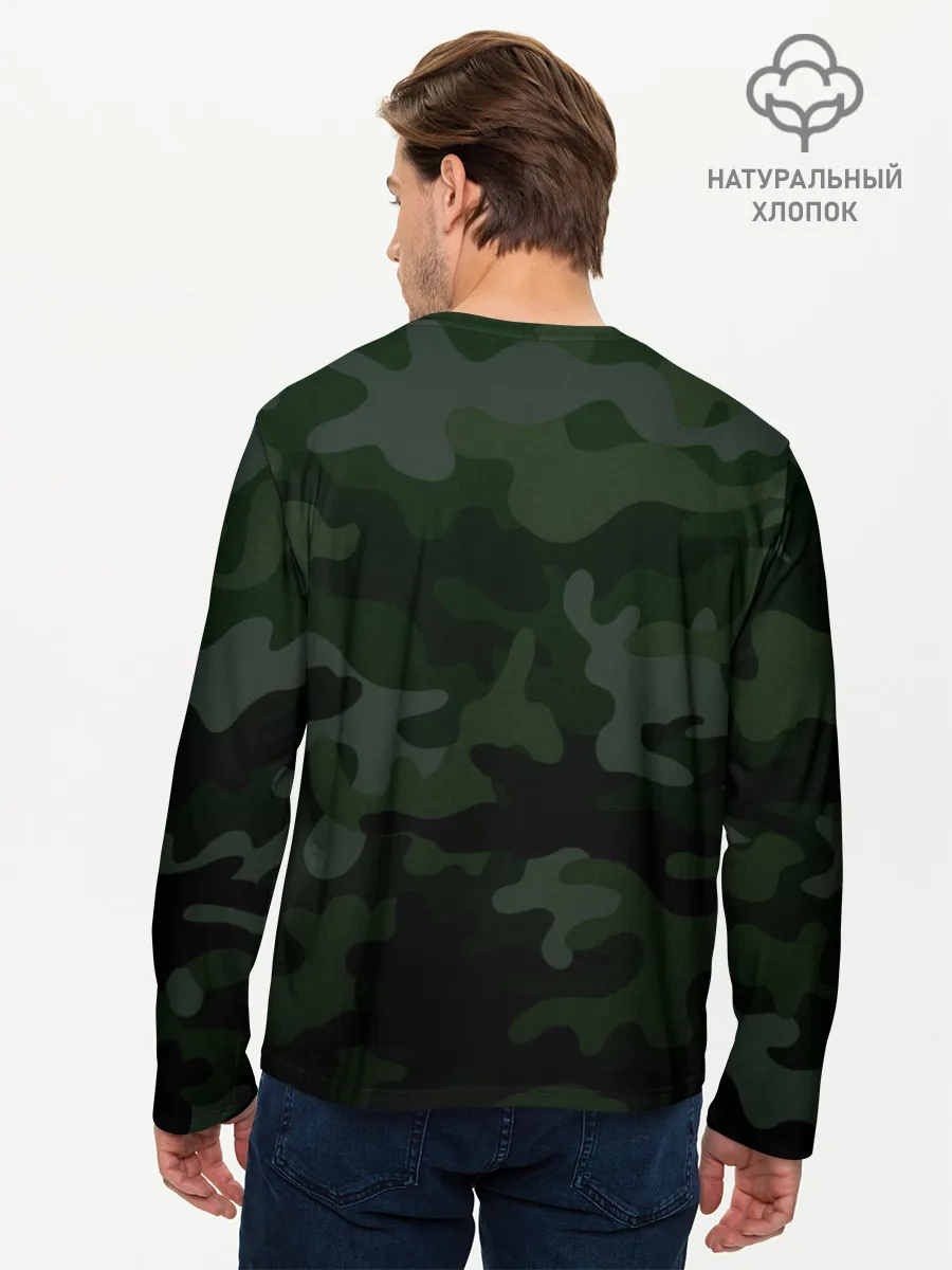 Мужской лонгслив базовый / Рыболовные войска 2