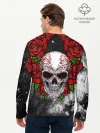 Мужской лонгслив базовый / Skull and Roses