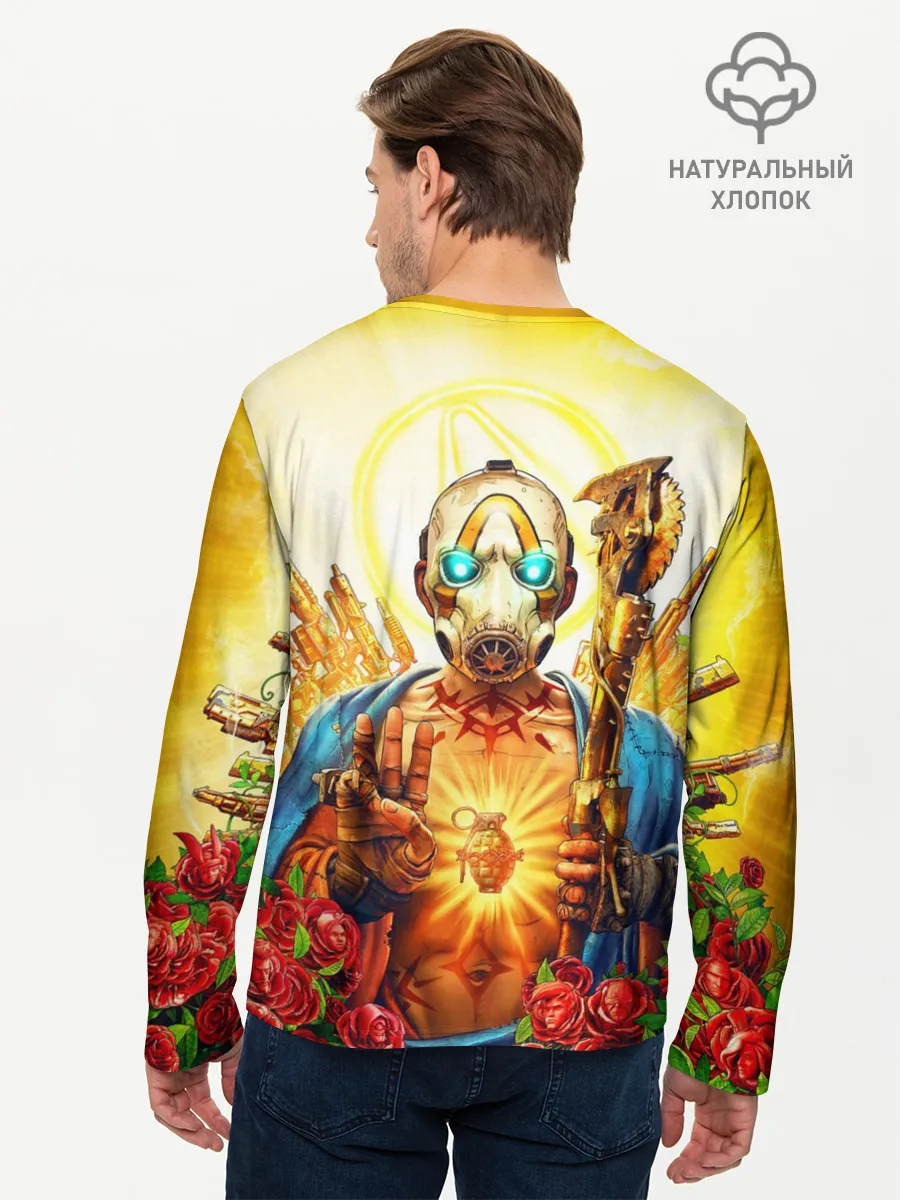 Мужской лонгслив базовый / Borderlands