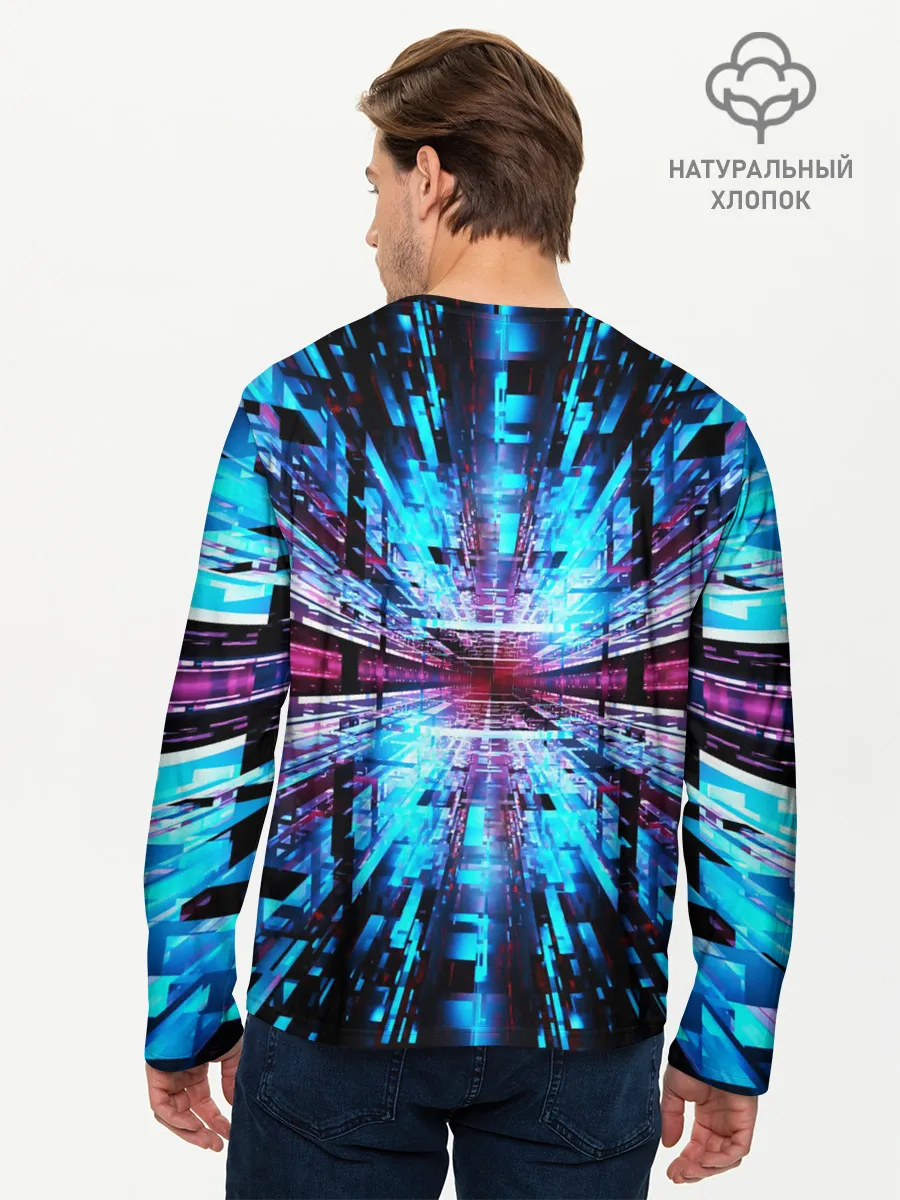 Мужской лонгслив базовый / АБСТРАКЦИЯ