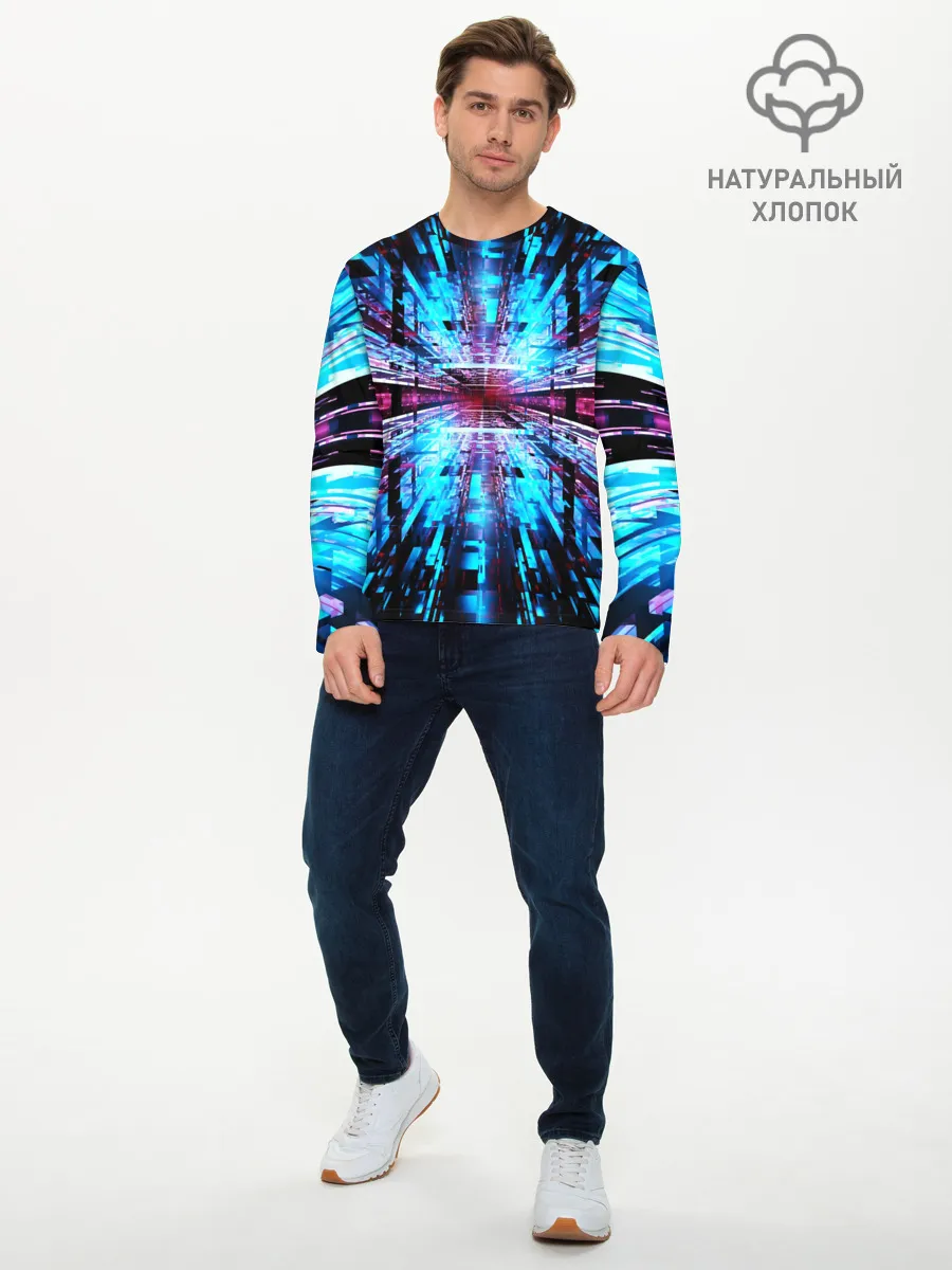 Мужской лонгслив базовый / АБСТРАКЦИЯ