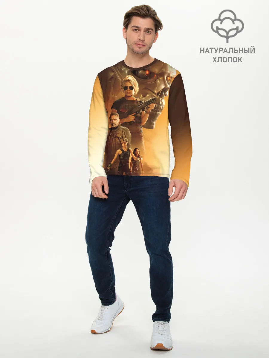Мужской лонгслив базовый / Terminator: Dark Fate