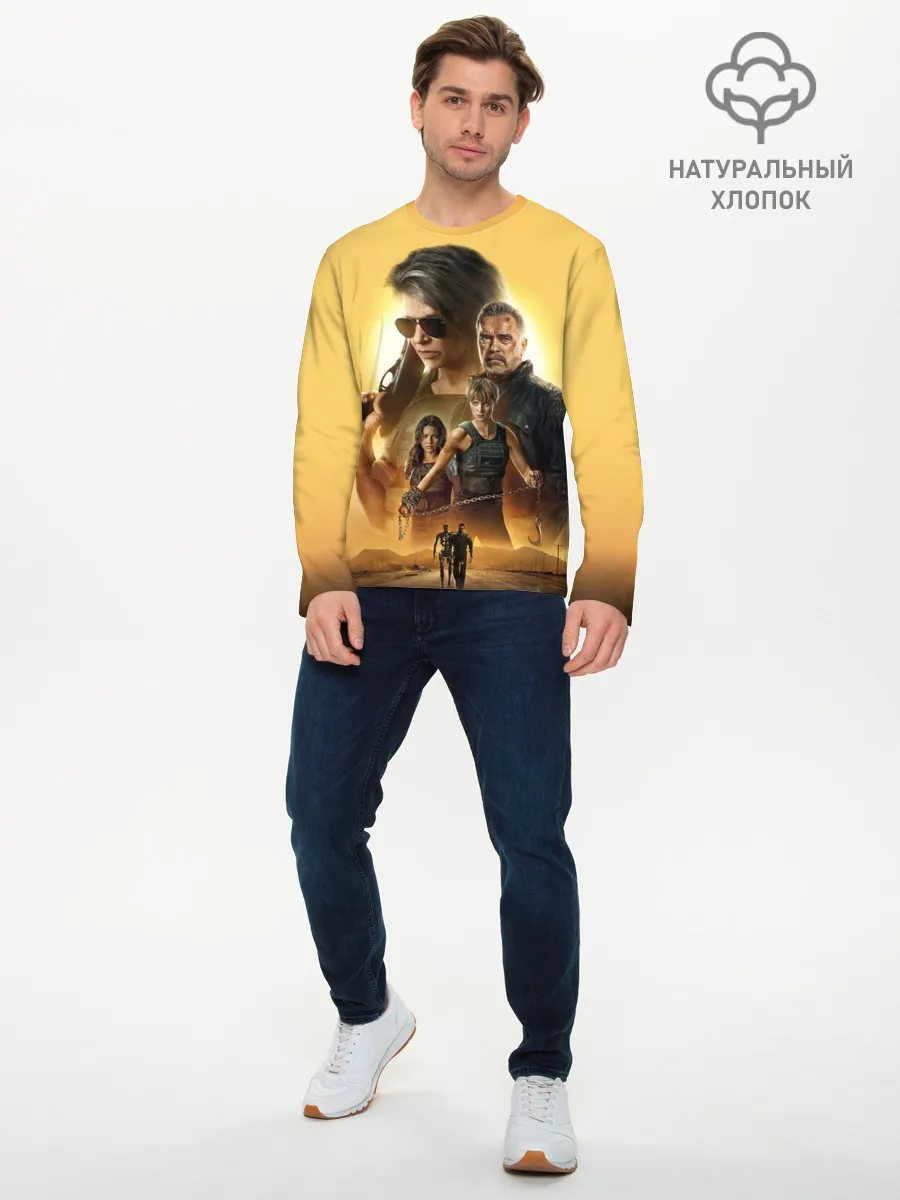 Мужской лонгслив базовый / Terminator: Dark Fate