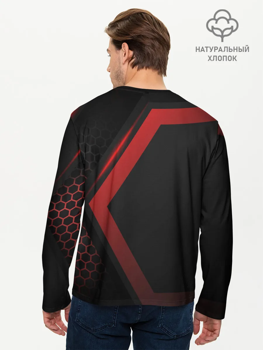 Мужской лонгслив базовый / Neon armor