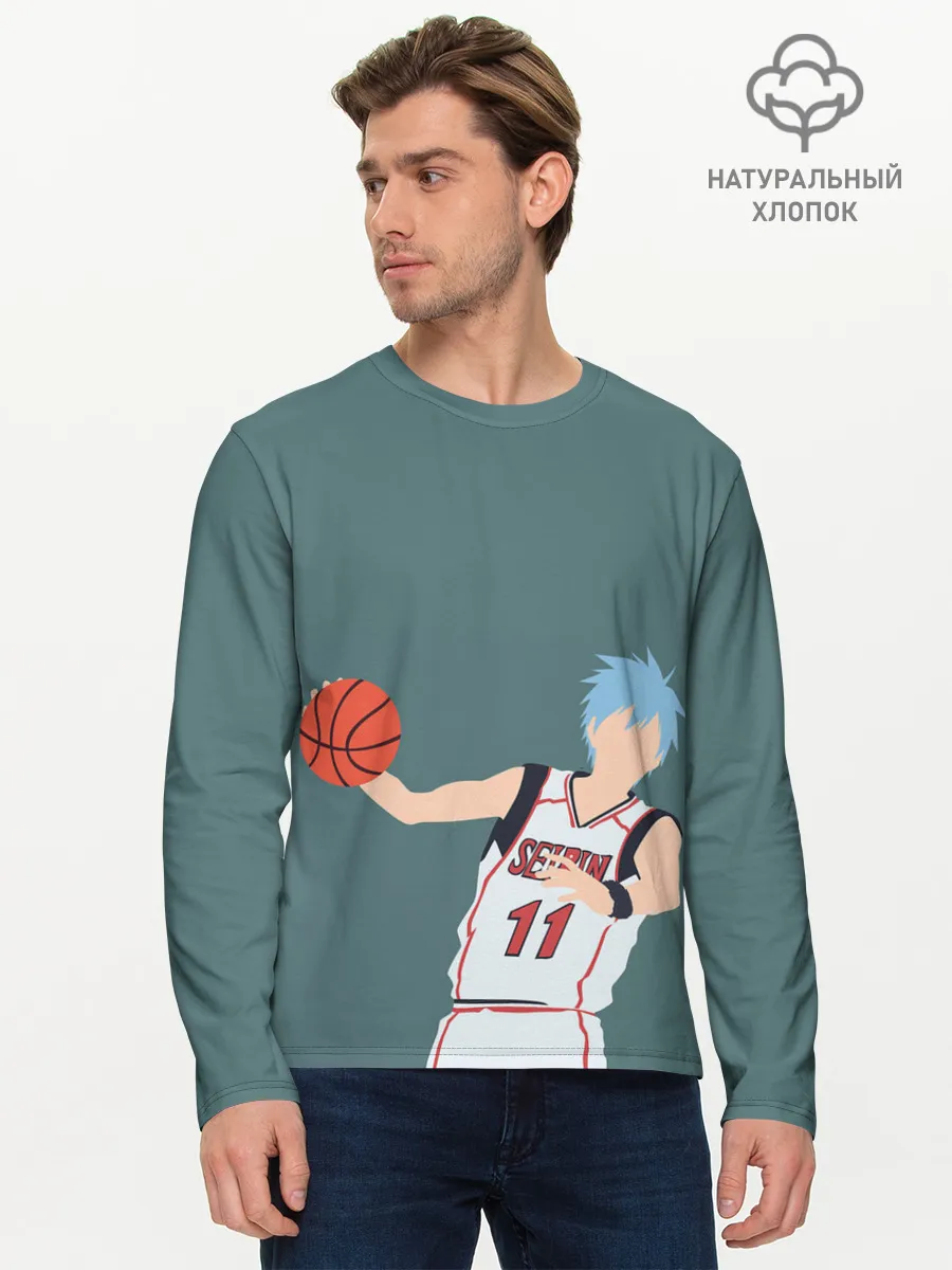 Мужской лонгслив базовый / Tetsuya Kuroko