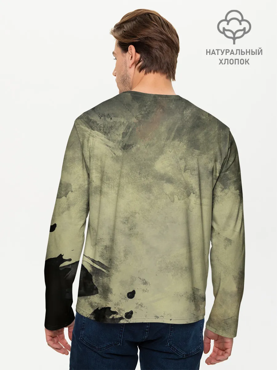 Мужской лонгслив базовый / Led Zeppelin