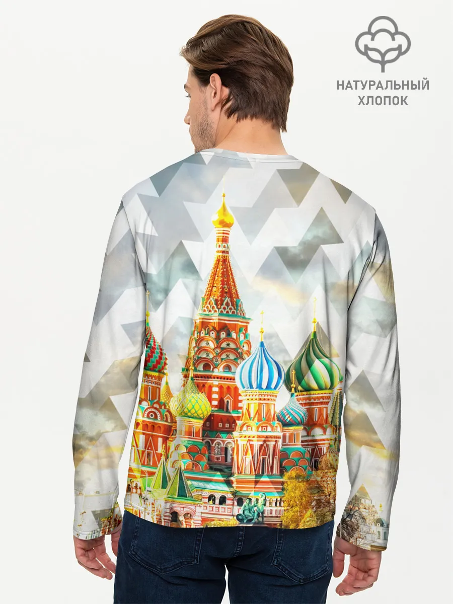 Мужской лонгслив базовый / Москва