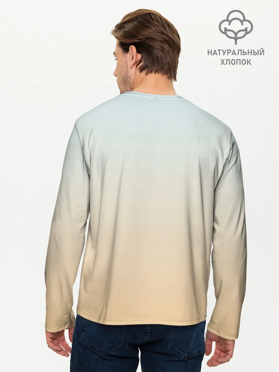 Мужской лонгслив базовый / Рыба