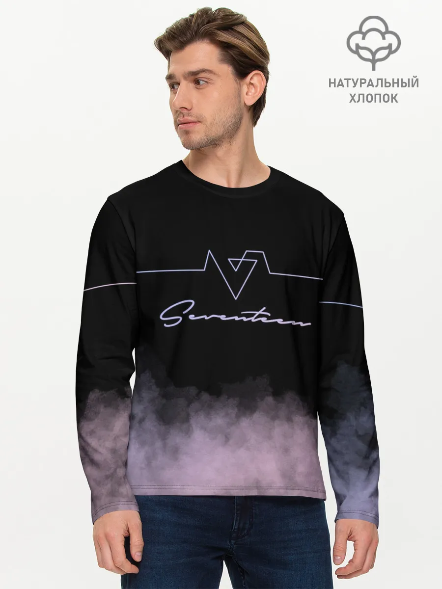 Мужской лонгслив базовый / SEVENTEEN