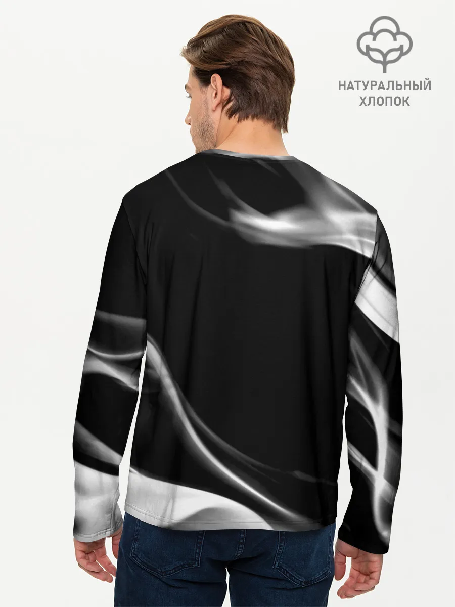 Мужской лонгслив базовый / Острые козырьки