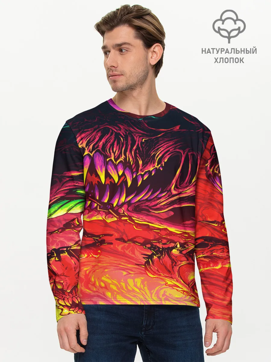 Мужской лонгслив базовый / HyperBeast