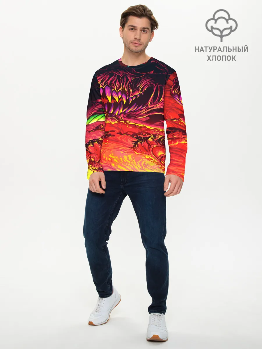 Мужской лонгслив базовый / HyperBeast