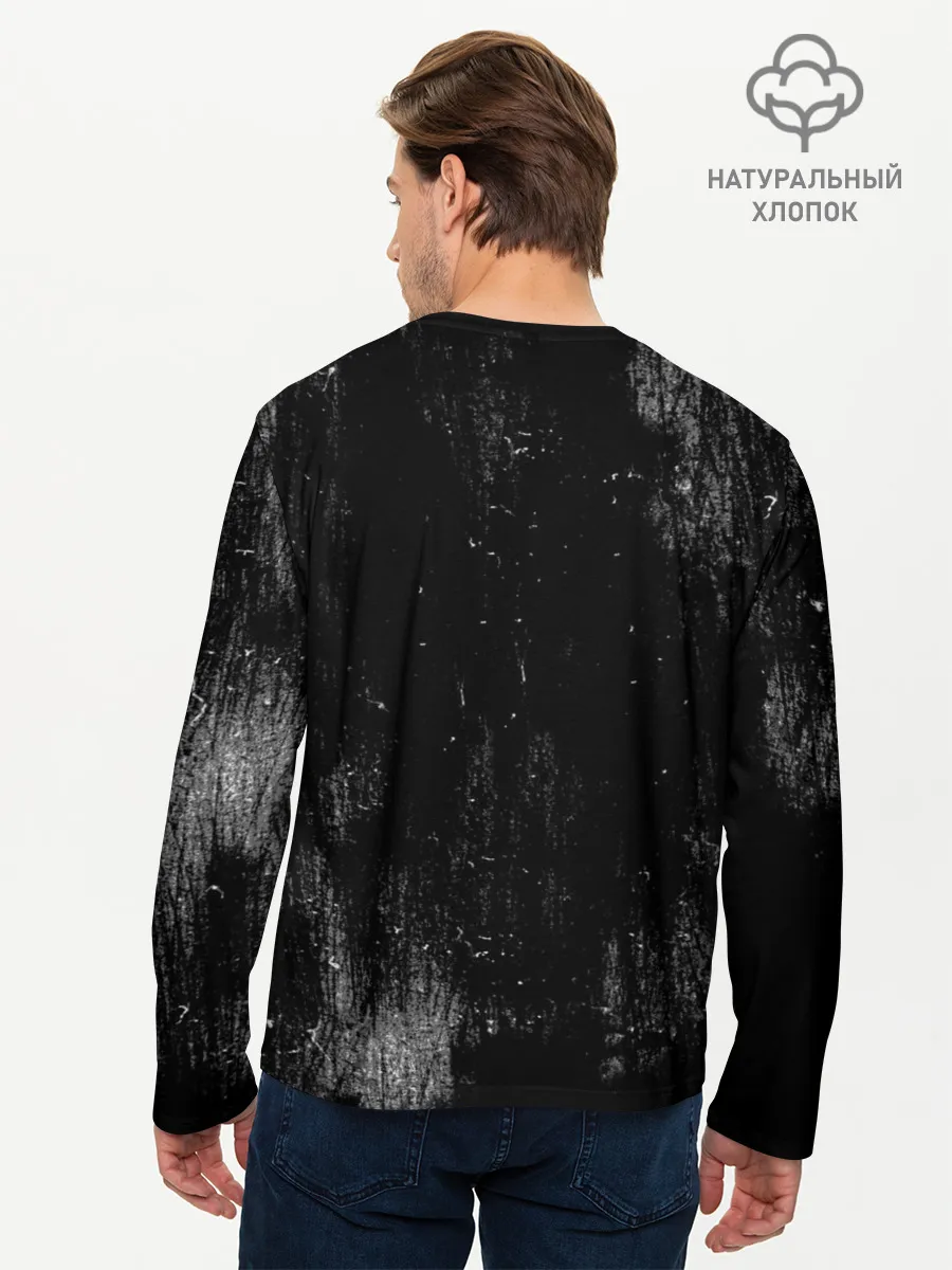 Мужской лонгслив базовый / Острые козырьки