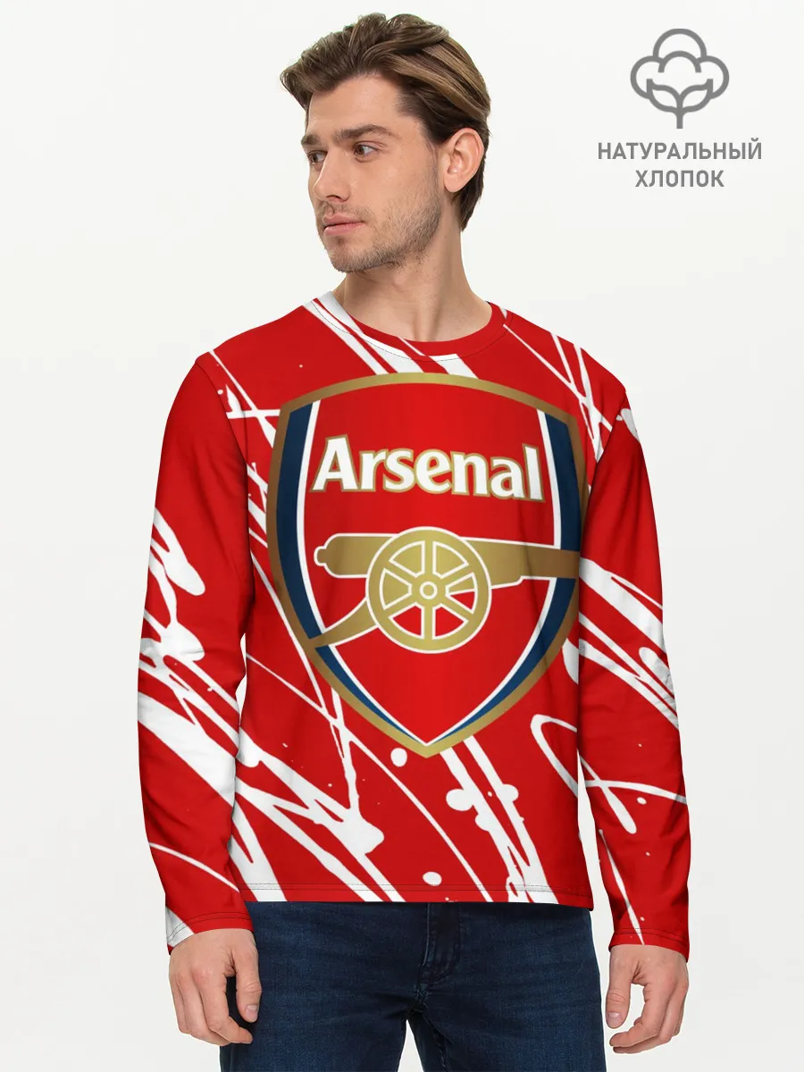 Мужской лонгслив базовый / Arsenal