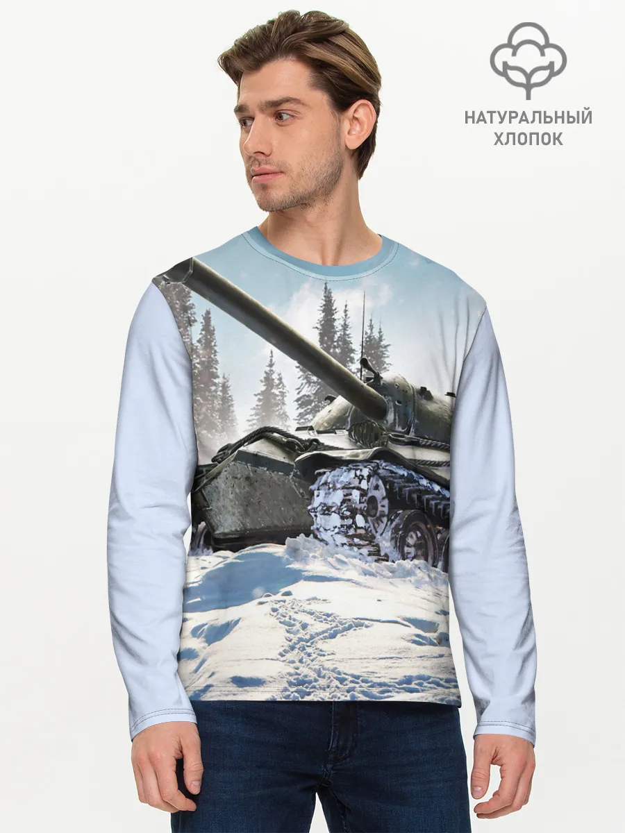 Мужской лонгслив базовый / танк