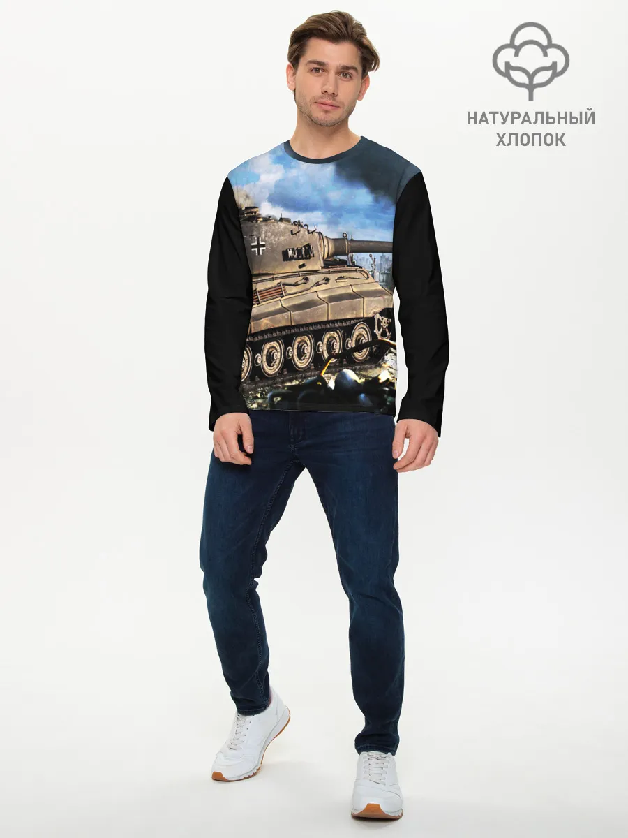 Мужской лонгслив базовый / ТАНК