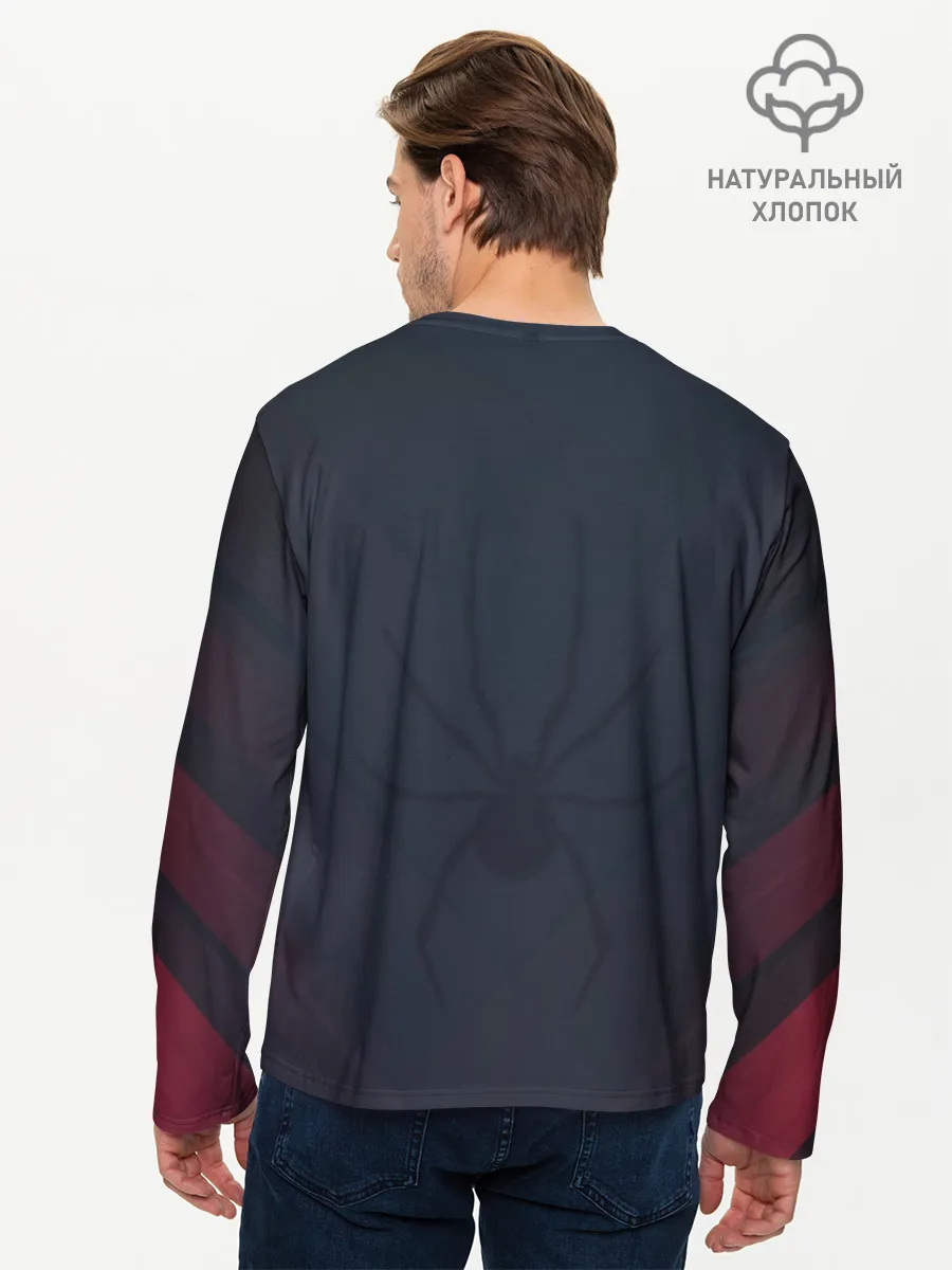 Мужской лонгслив базовый / Каракурт