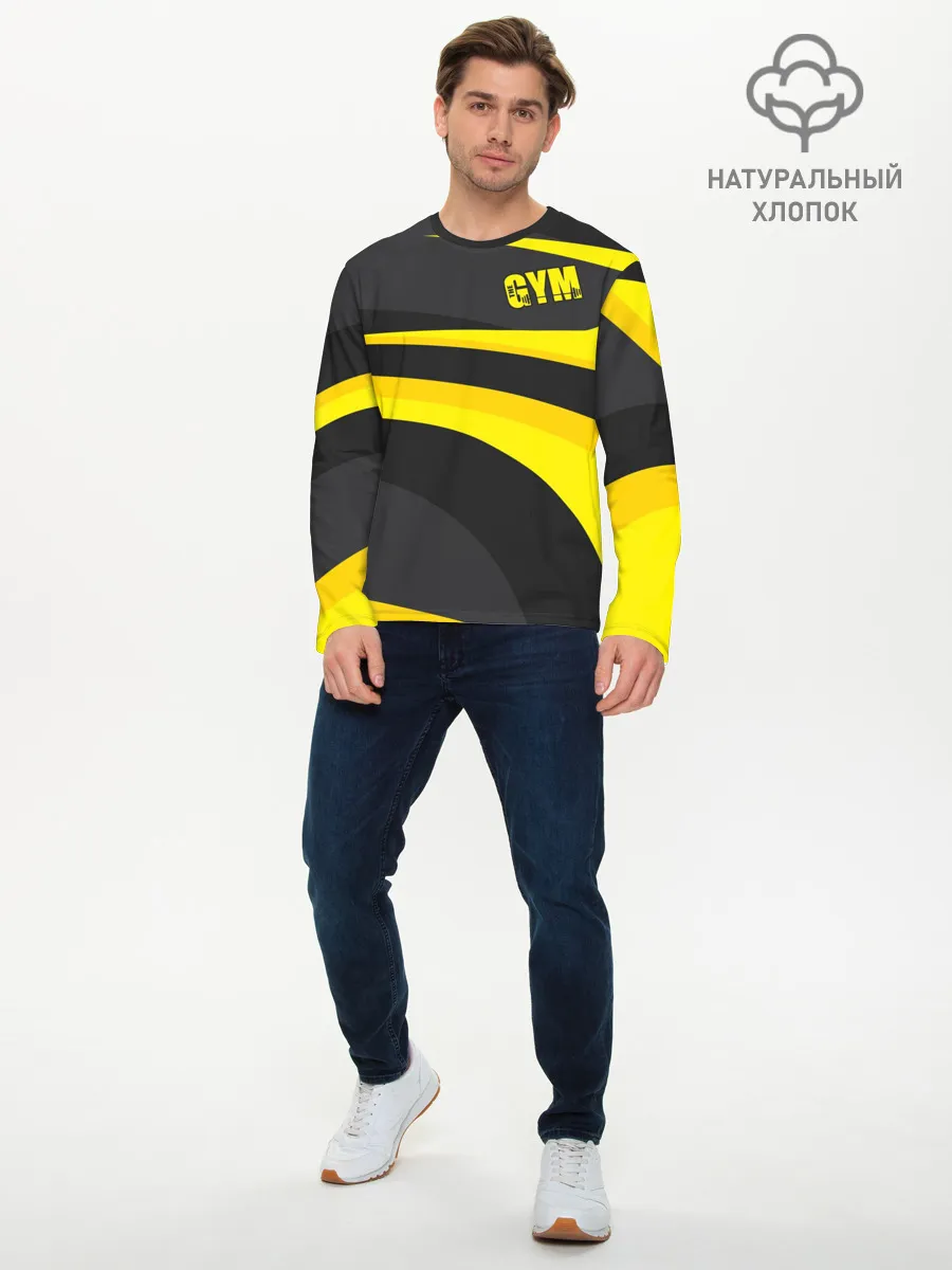 Мужской лонгслив базовый / GYM