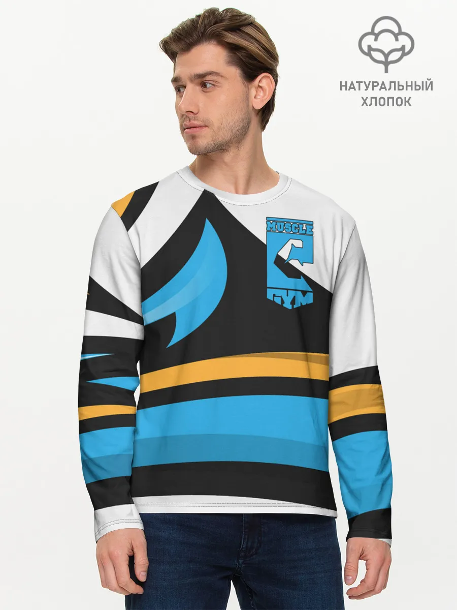 Мужской лонгслив базовый / GYM