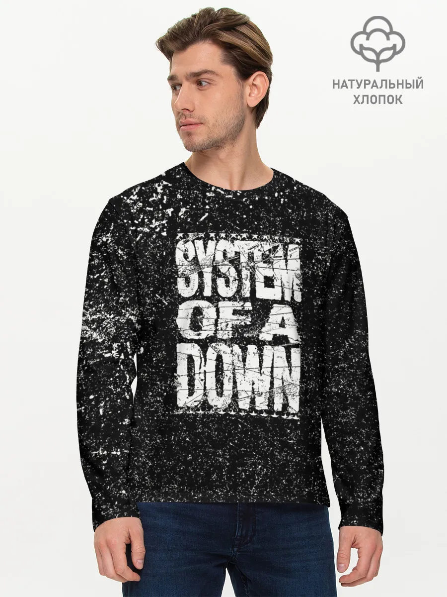 Мужской лонгслив базовый / System of a Down