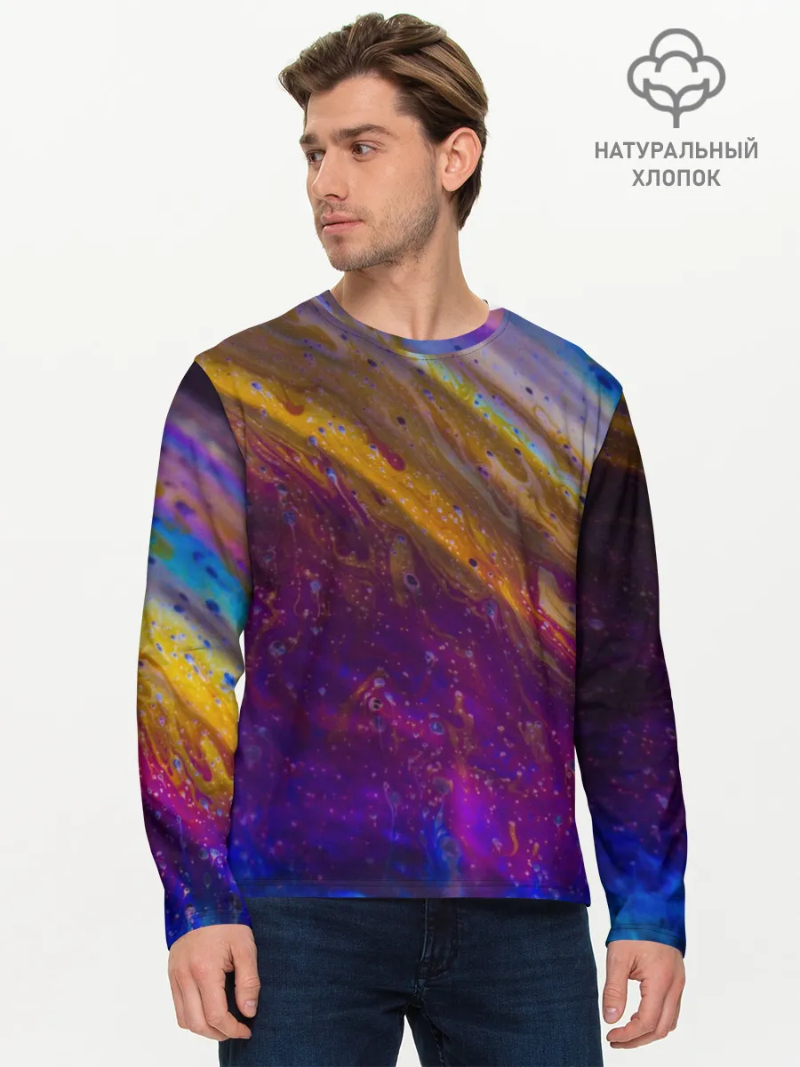 Мужской лонгслив базовый / Краска