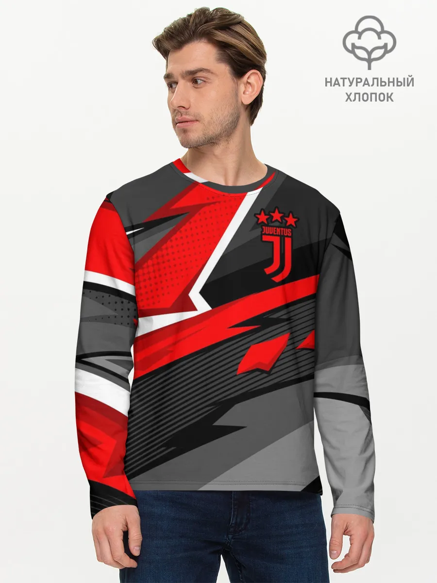 Мужской лонгслив базовый / Juventus