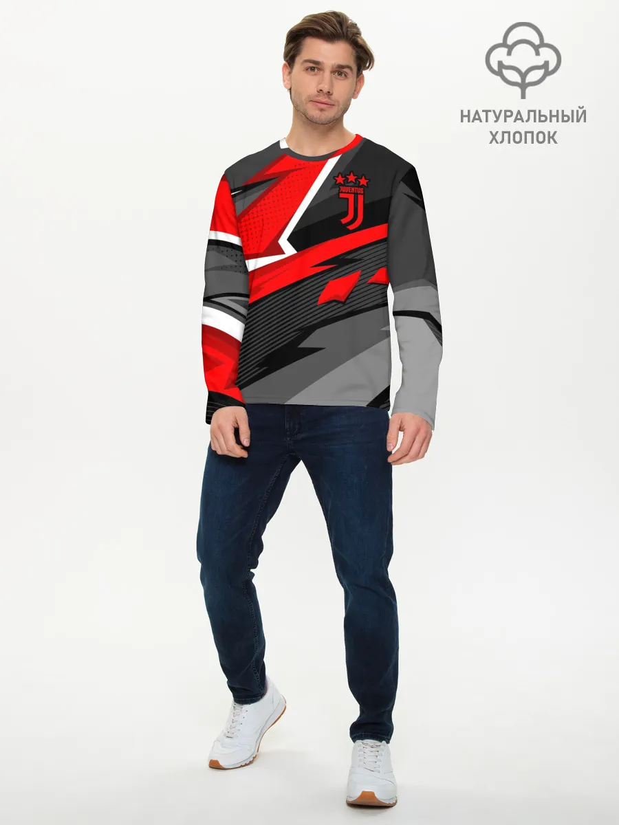 Мужской лонгслив базовый / Juventus
