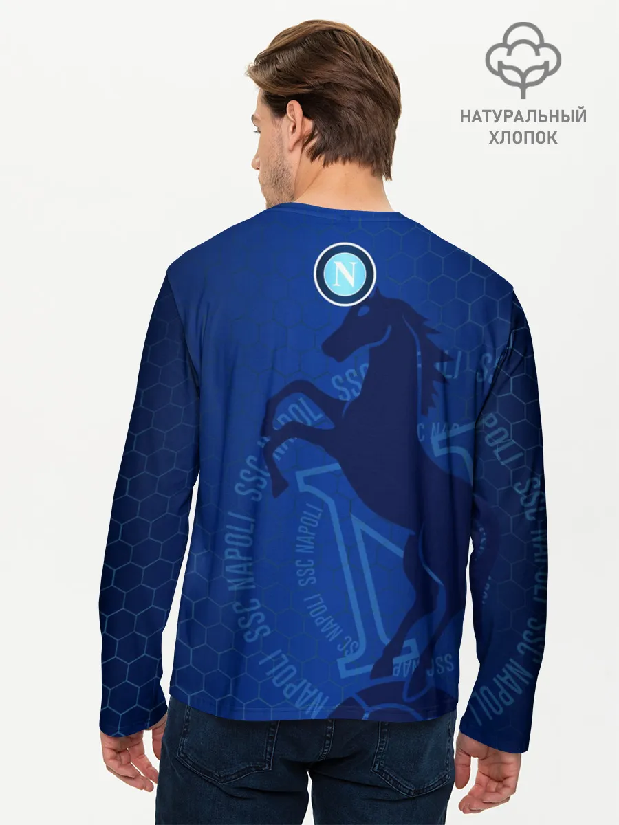 Мужской лонгслив базовый / Наполи