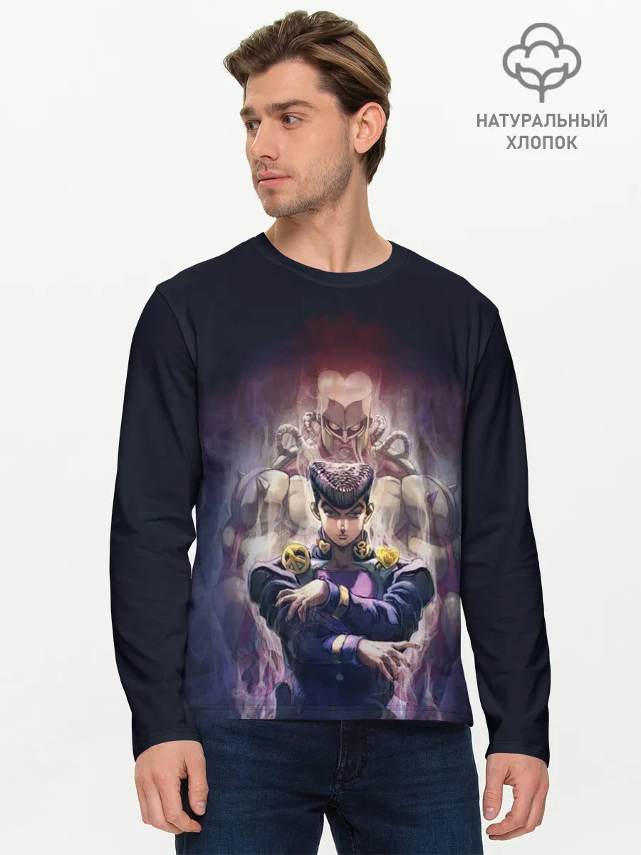 Мужской лонгслив базовый / Дзёсукэ тень