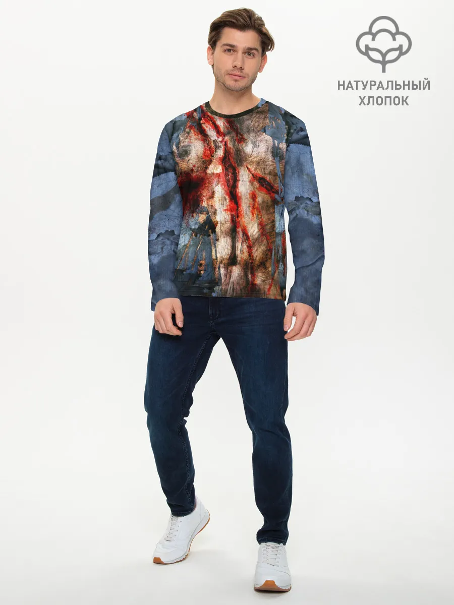 Мужской лонгслив базовый / Оборотень