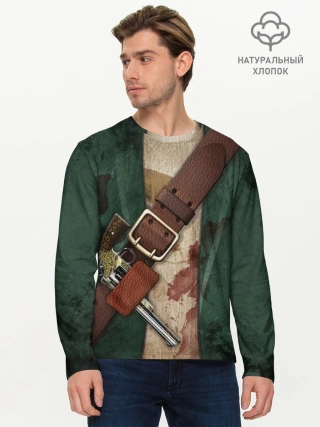 Мужской лонгслив базовый / Пират